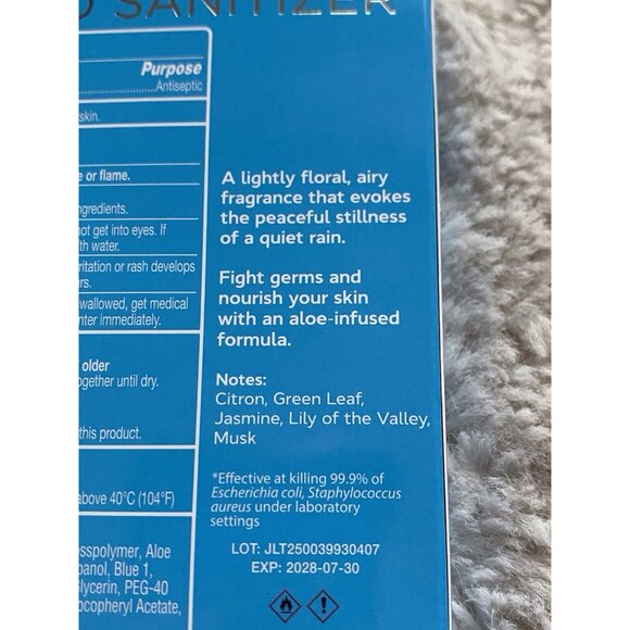 Smart Care Scented Hand Sanitizer Spray 1.35 Fl Oz Fresh Rain Hydrating NEW - Picture 8 of 9